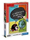 Clementoni Blackboard adulti 1000 pezzi, lavagna-Made in Italy, puzzle, fumetti, comic strip Mafalda Quino, Multicolore, 39629