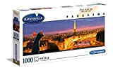 Clementoni Disney All Other The Art Of Puzzle Panorama-Cars-1000 pezzi, Multicolore, 39487