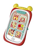 Clementoni Disney Baby Mickey Telefono Giocattolo Bambini 9 Mesi, Primo Smartphone, Gioco Elettronico Educativo (Versione in Italiano), Multicolore, 17695