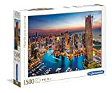 Clementoni- Dubai Marina Puzzle da 1500 Pezzi, Multicolore, 31814