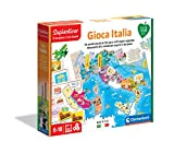 Clementoni - Gioca Italia Gioco Educativo Sapientino, Multicolore, 6-10 Anni