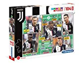 Clementoni- Juventus FC Puzzle, 104 Pezzi, Multicolore, Maxi, 23744