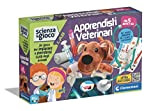 Clementoni Lab-Apprendisti kit esperimenti di scienza, gioco scientifico bambini 5 anni+, laboratorio veterinario, versione in italiano, Made in Italy, Multicolore, ...