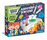Clementoni Lab-Apprendisti scienziati-kit esperimenti di scienza, gioco scientifico bambini 5 anni+, laboratorio di chimica, versione in italiano, Made in Italy, ...