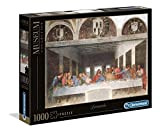 Clementoni- Leonardo-Cenacolo Museum Collection Puzzle, Colore Neutro, 1000 Pezzi, 31447