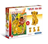 Clementoni- Lion King Puzzle 104 3D Model King-104 Pezzi, Multicolore, 20158