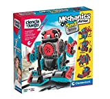Clementoni- Mechanics Junior- Robot, Set di costruzioni per montare 5 robot con motore, giocattolo scientifico Stem in spagnolo, da 6 ...