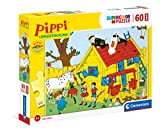 Clementoni Pippi calzelunghe Supercolor Longstocking-60 maxi pezzi-Made in Italy, puzzle bambini 4 anni+, Multicolore, 26466