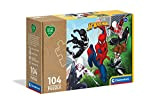 Clementoni- Play for Future-Marvel Spiderman Spider-Man Puzzle, 104 Pezzi, Multicolore, One size, 27151