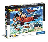 Clementoni- Puzzle Dragon Ball Super 1000pzs Dragonball Dragonball-1000 Made in Italy, 1000 Pezzi, Cartoni Animati Supereroi, Divertimento per Adulti, Multicolore, ...