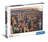 Clementoni- Puzzle Nueva York 1000pzs Does Not Apply Collection-New City-1000 Made in Italy, 1000 Pezzi, paesaggi, Città, Divertimento per Adulti, ...