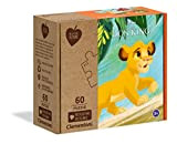Clementoni- Puzzle Rey Leon Disney 60pzs Lion King Play for Future The King-60 Pezzi-Materiali 100% riciclati-Made in Italy, Bambini 5 ...