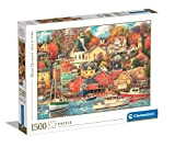 Clementoni- Puzzzle Good Times Harbor 1500pzs Does Not Apply Collection Harbor-1500 Made in Italy, 1500 Pezzi, Puzzle paesaggi, Divertimento per ...