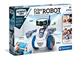 Clementoni- Scienza Robotics-Cyber Talk Robot per Bambini-Gioco educativo e scientifico-STEM-Made in Italy, 8 Anni e più, 52415