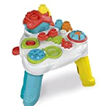 Clementoni- Soft Clemmy-Touch, Discover & Play Sensory Table-Tavolino Bambini 10 Mesi con Mattoncini Morbidi, Costruzioni Prima Infanzia-Made in Italy, Multicolore, ...