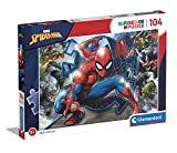 Clementoni Spider-Man Supercolor Puzzle Man-104 pezzi, Multicolore, 27116