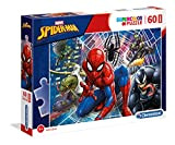 Clementoni Spider-Man Supercolor Puzzle Man-60 pezzi Maxi, Multicolore, 26444