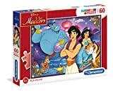 Clementoni Supercolor Puzzle-Aladdin-60 pezzi, Multicolore, 26053