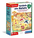 Clementoni - Tombola della Natura Gioco Educativo Sapientino, Multicolore, 2 Anni