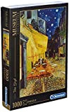 Clementoni- Van Gogh-Esterno di caffè di Notte Museum Collection Puzzle, Colore Neutro, 1000 Pezzi, 31470