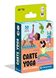 Clementoni Yoga-mazzo, carte bambini, tavolo, gioco di società per tutta la famiglia, 1-6 giocatori, 5 anni+, Made in Italy, Multicolore, ...