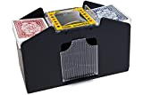 CLICLED Mescolatore Carte Automatico 4 mazzi di Carte Gioco mescola a batterie