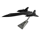 CMO Modellino Aereo, SR-71 Blackbird Fighter USAF Lega Modello Scala 1/72, Giocattoli e Regali per Adulti, 17,7 X 9,1 Pollici