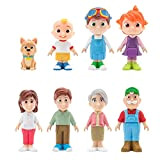 CoComelon WT0047 - Confezione da 8 personaggi (famiglia), multicolore