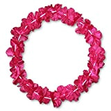 Collana hawaiana rosa, confezione da 12 pezzi
