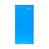 Collins Essential Slimchart - Agenda settimanale 2023, con visualizzazione settimanale, colore: azzurro chiaro, calendario e agenda per lavoro, ufficio e ...
