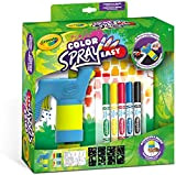 Color Spray Aerografo Manuale Giocattolo 7+ Compatibile con Crayola con Omaggio Portachiavi Cubo
