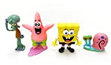 Comansi - Set collezione Spongebob - 4 figure SpongeBob Patrizio, Calamardo e Gari