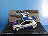 Compatibile con Peugeot 207 S2000 #5 San Remo Rallye 2010 Andreucci Ixo Altaya 1/43
