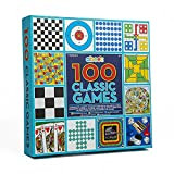 Compendio di 100 giochi classici - Una collezione di giochi da tavolo classici della famiglia - include scacchi, pescatori, ludo ...