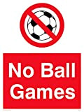 Confezione da 5 – No Ball Games – 150 x 200 mm – A5P