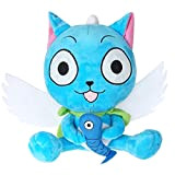 CoolChange Pupazzo di Peluche di Happy per i Fan di Fairy Tail | Gatto di Peluche | 25cm