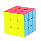 Coolzon Cubo Magico 3x3 Stickerless, Cubo Magico Liscio 3x3x3 Velocità Puzzle Cubo 3D Puzzle Rompicapo Giocattolo Educativo Per Bambini Adulti