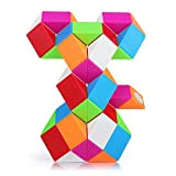 Coolzon Magic Cube Snake Cube, 48 Parti Magic Snake Cube Magic Cube Snake Giochi per Bambini e Adulti, Multicolore
