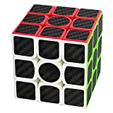 Coolzon Puzzle Cube 3x3x3 Magico Cubo con Adesivo in Fibra di Carbonio Nuovo velocità