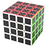 Coolzon Puzzle Cube 4x4x4 Magico Cubo con Adesivo in Fibra di Carbonio Nuovo velocità