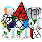 Coolzon Speed Cube, Set di Cubo Magico 2x2 3x3 4x4 Pyraminx Megaminx Mirror Cube Skewb Fisher Mini Cubo, Puzzle Cube ...