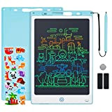 Coolzon Tavoletta Grafica LCD Scrittura, Tavoletta Grafica LCD 12 Pollici con lavagnetta cancellabile bambini per Pittura e Liste di Memoria, ...