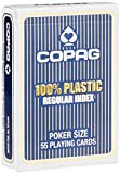 Copag- Carte Poker, Colore Blu (Regular), 1