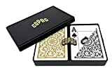 Copag Poker Size Jumbo Index 1546 - Carte da gioco (Black Gold Setup)