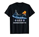 Corazzata USS Massachusetts della Seconda Guerra Mondiale Maglietta