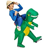 Costume Gonfiabile da Dinosauro per Adulti Cosplay Costume di Halloween per Bambini Costumi Divertenti per Feste a Tema T-REX Costume ...