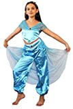 Costume jasmine bambina - principessa - araba - travestimento - odalisca -carnevale - hallowen - cosplay - bimba - colore ...