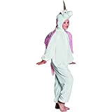 Costume tuta peluche Unicorno (max 1,95m), bianco