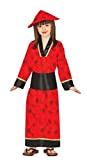 Costume vestito cinese orientale carnevale bambina taglia 7-9 anni