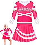 Costumi da Festa per Ragazze, Costume da Cheerleader Zombie Traspirante per Ragazze Donne, Forniture per Cosplay per Feste Vestito da ...